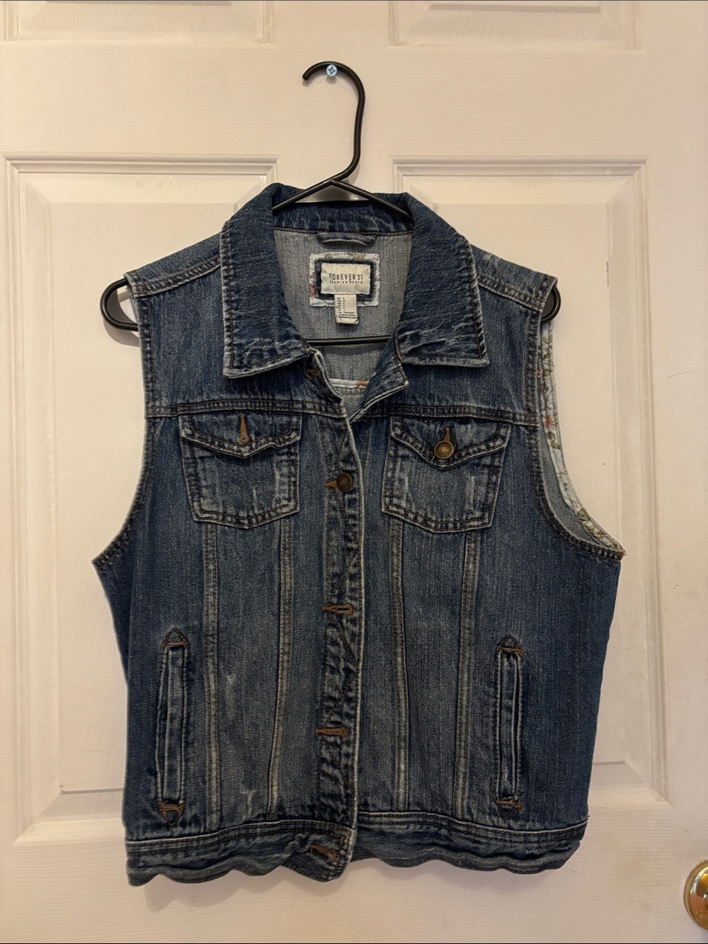 Forever 21 denim vest